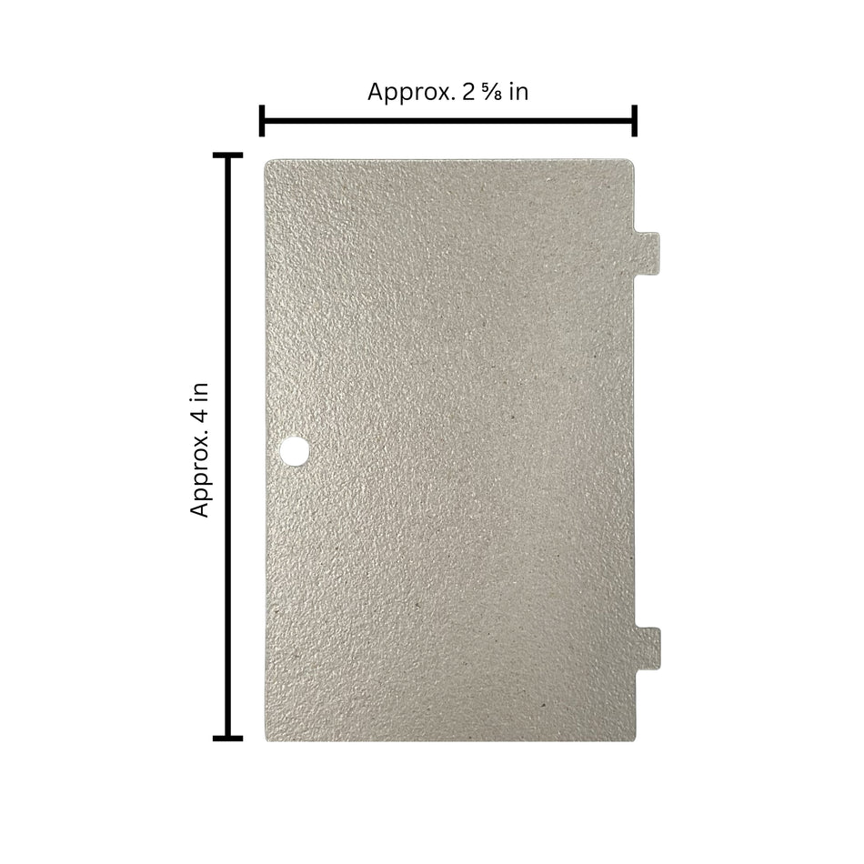 Microwave Waveguide Cover Compatible With Bosch Model Numbers HBL5751UC, HBL5751UC/01, HBL57M52UC, HBL57M52UC/01