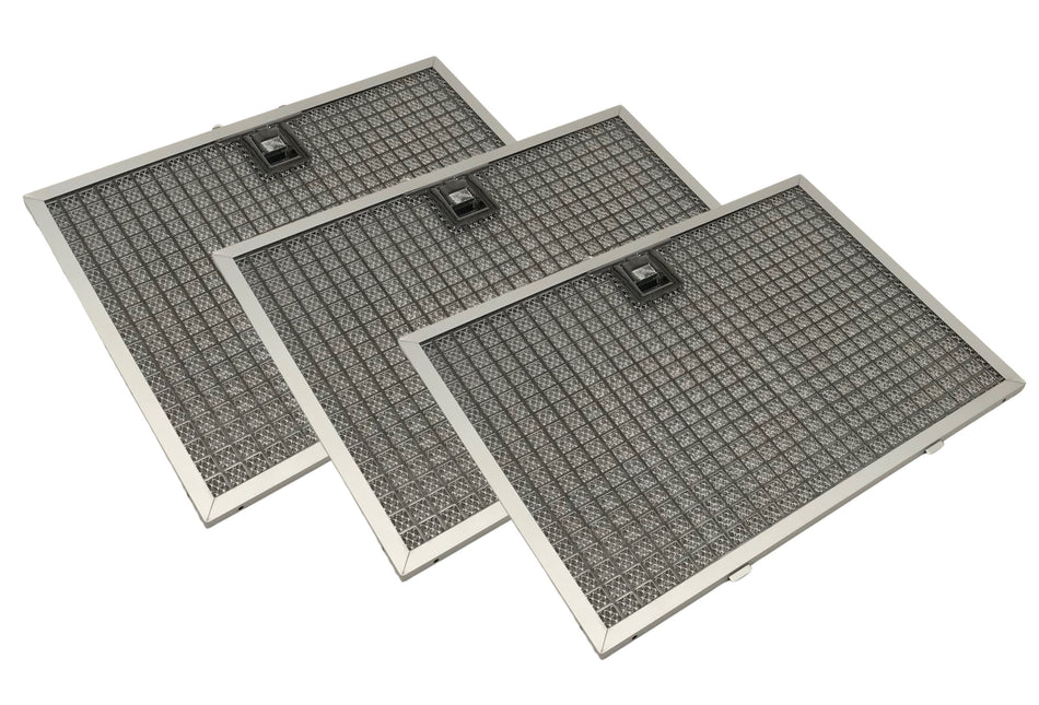 Range Hood Grease Filter - Three Pack Compatible With GE Model Numbers ZVC48L2SS, ZVC48L3SS, ZVC48L4SS, ZVC48L5SS