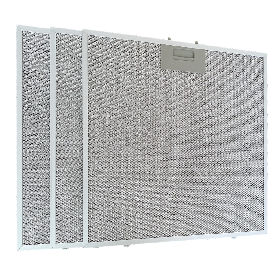 Range Hood Grease Filter - Three Pack Compatible With GE Model Numbers JVX5305DJ1BB, JVX5300SJ2SS, JVX5300SJ1SS