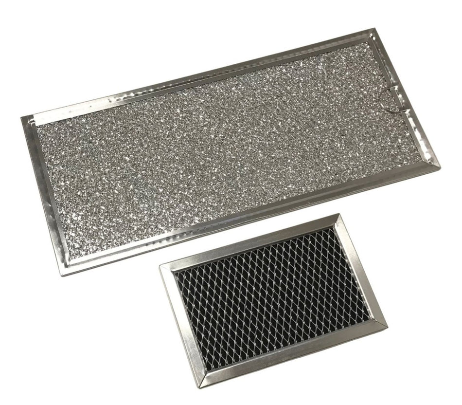 Microwave Grease & Charcoal Filter Set Compatible With Samsung Model Numbers SMH3150BF, SMH3150BF/XAC, SMH3150BG