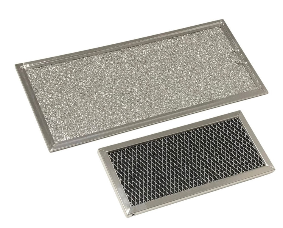 Microwave Grease & Charcoal Filter Set Compatible With Samsung Model Numbers ME21M706BAS, ME21M706BAS/AA, ME21R706BAT