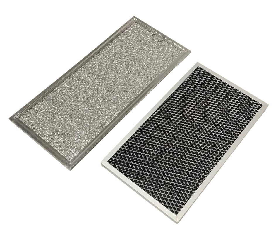 Microwave Grease & Charcoal Filter Set Compatible With Samsung Model Numbers SMH8165W/XAA, SMH8165W/XAC