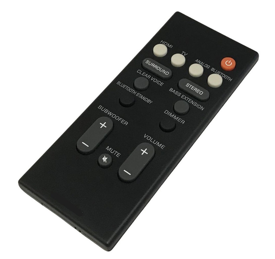 Remote Control Compatible With Yamaha Model Numbers ATS1060, ATS-1060, ATS1070, ATS-1070, YAS106, YAS-106, YAS107