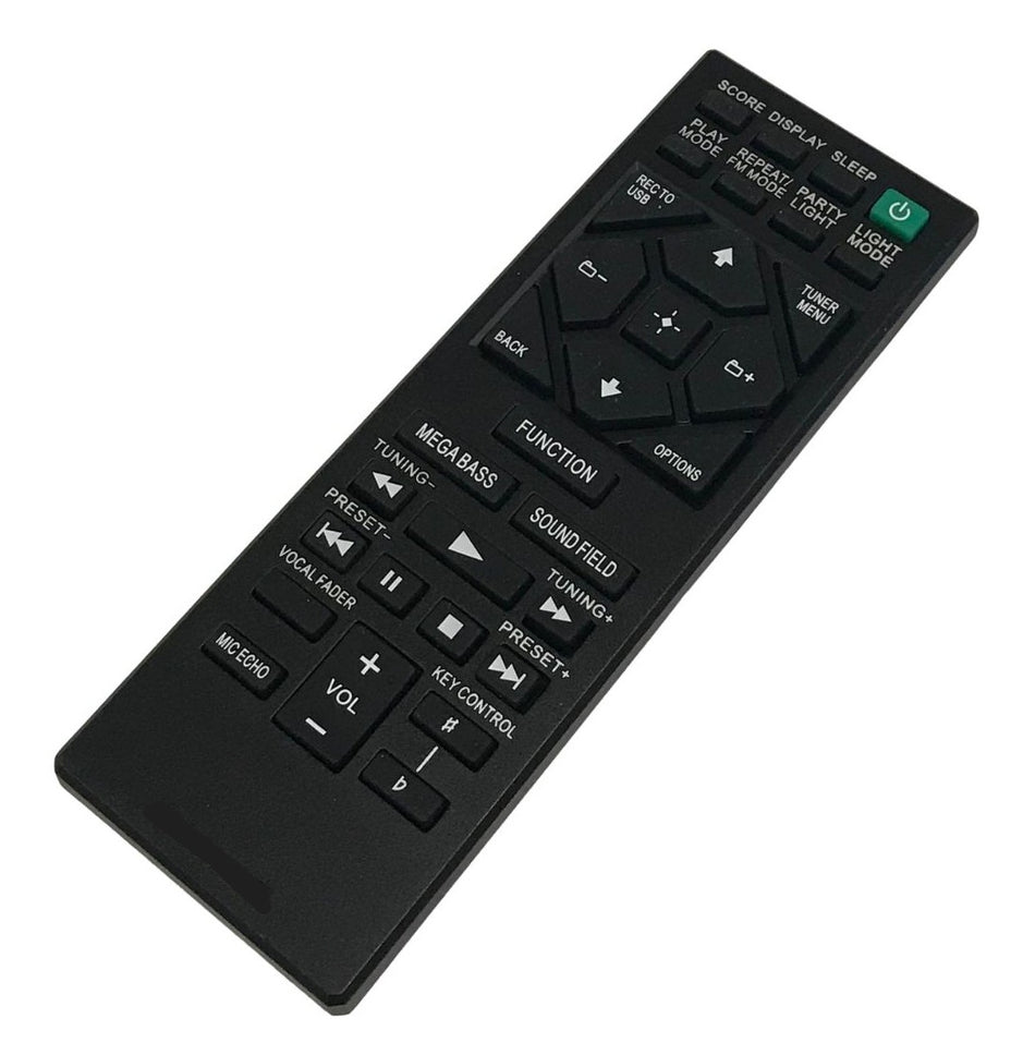 Remote Control Compatible With Sony Model Numbers SAV90W, SHAKEX10, SHAKE-X10, SHAKEX10D, SHAKE-X10D, SHAKEX30