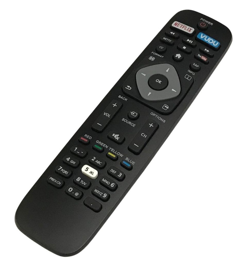 Television TV Remote Control Compatible With Philips Model Numbers 55PFL5903/F7, 65PFL5602/F7C, 65PFL5603, 65PFL5603/F7