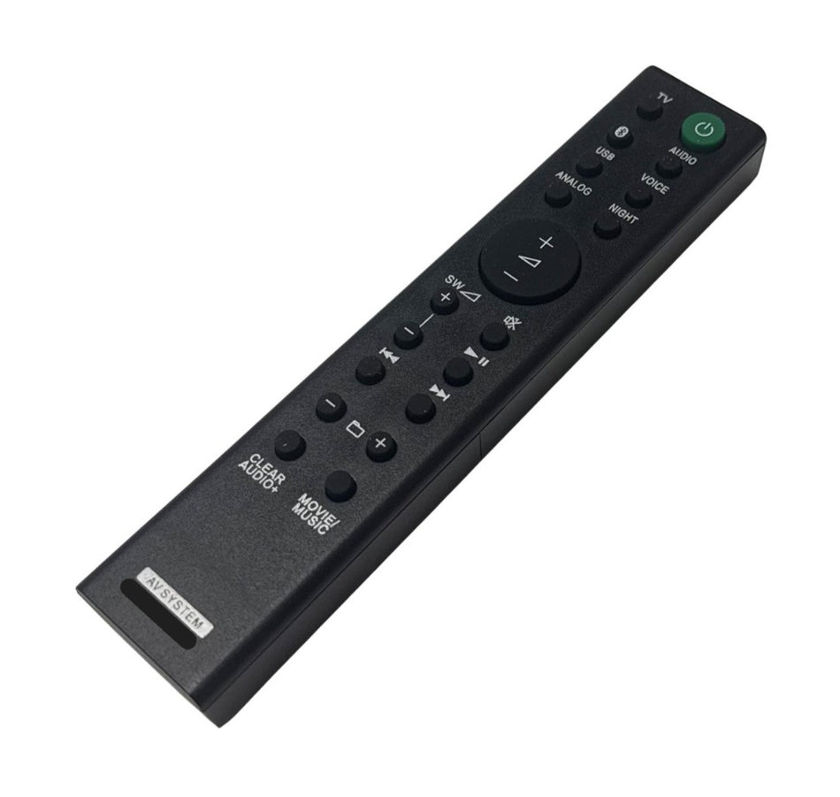 Soundbar Remote Control Compatible With Sony Model Numbers HTMT300, HT-MT300, HTMT301, HT-MT301, HTST5000, HT-ST5000