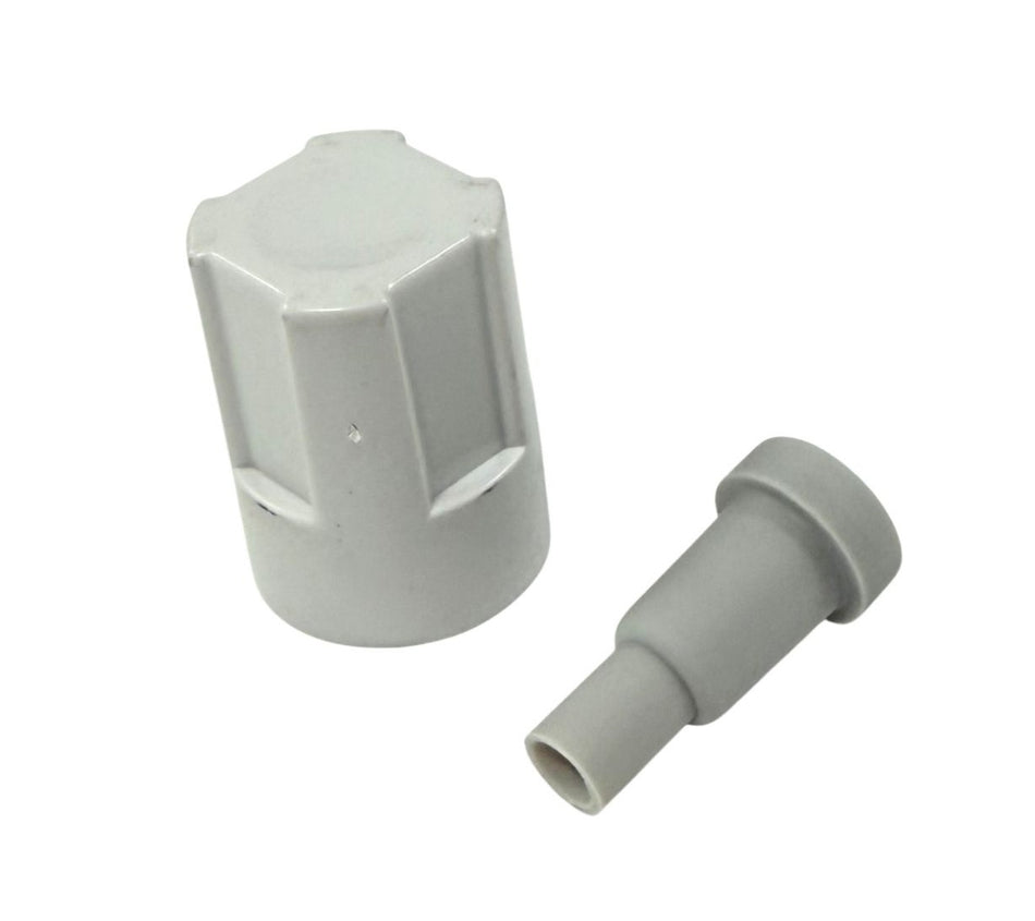 Air Conditioner AC Grey Lower Drain Plug And Cap Compatible With Midea Model Numbers AKPD12ER4, AKPD14CR4, AKPD14CR61E