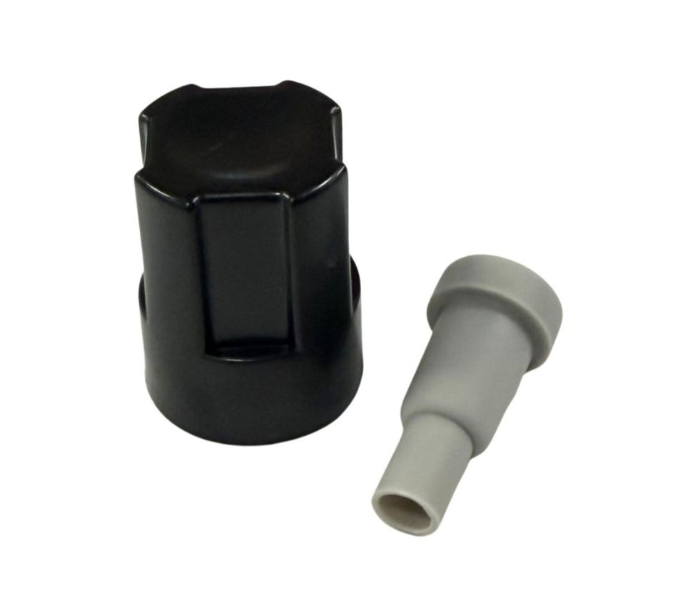 Air Conditioner AC Black Lower Drain Plug And Cap Compatible With Midea Model Numbers AKPD14CR81, AKPD14HR81, KAP14H1BWT