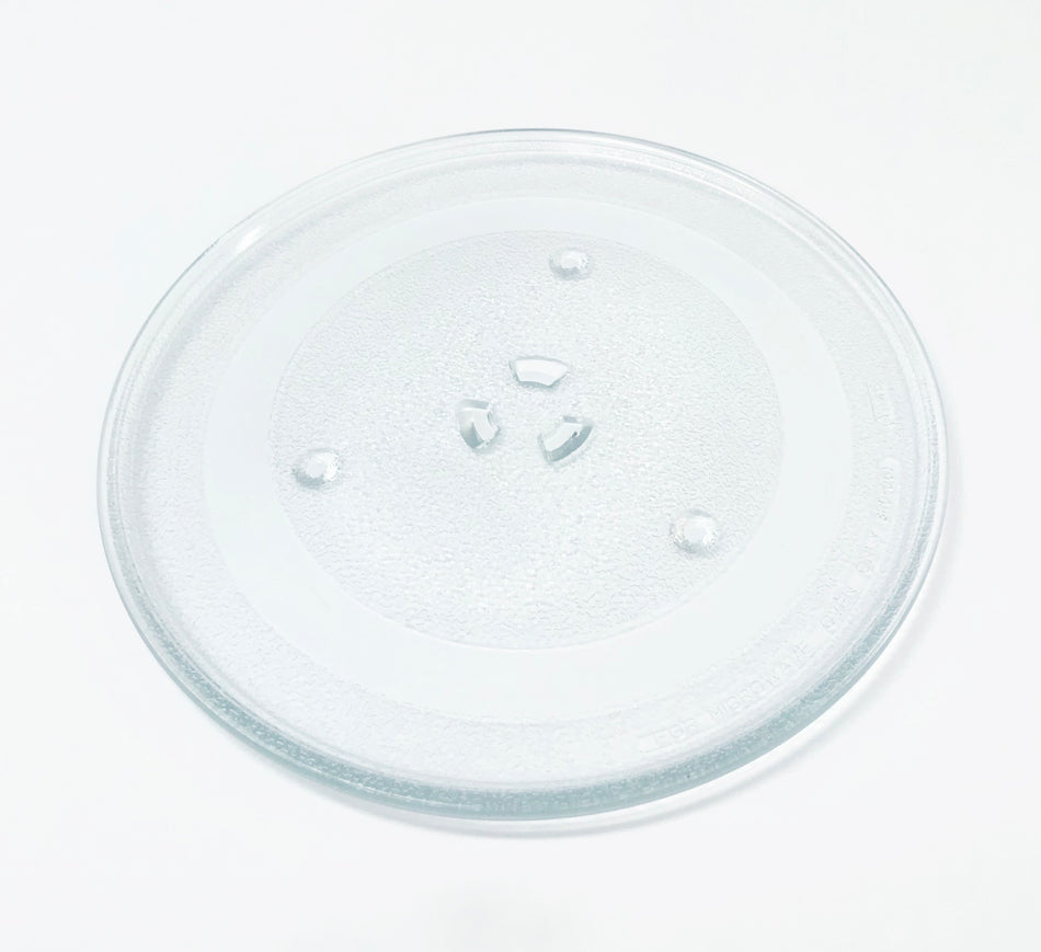 Microwave Glass Plate Compatible With Samsung Model Numbers MW830BA/XAA, MW830WA, MW830WA/XAA, MW840BC, MW840BC/XAA