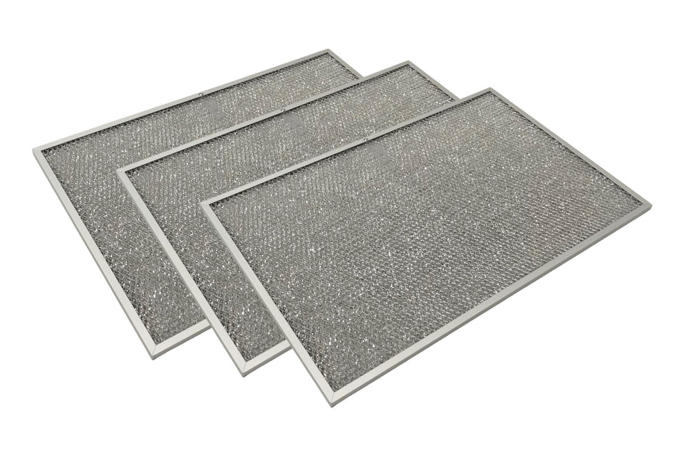 Range Hood Grease Filter - Three Pack Compatible With Whirlpool Model Numbers GZ5736XLB0, GZ5736XLQ0, GZ5736XLT0
