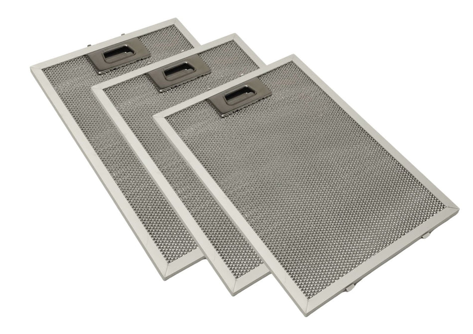 Range Hood Grease Filter Three Pack Compatible With GE Model Numbers UVW8301SL1SS, UVW8301SL2SS