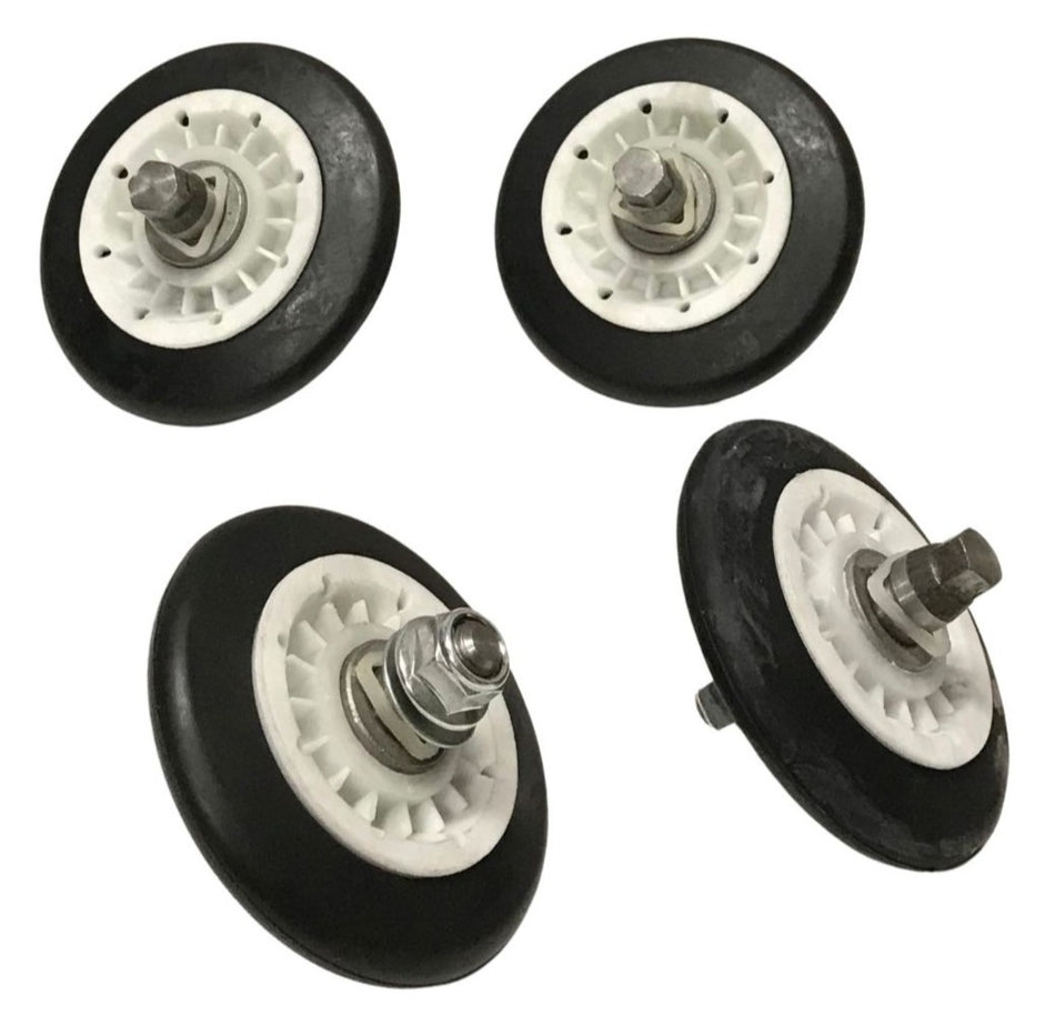 Dryer Drum Roller 4 Pack Compatible With LG Model Numbers DLGY1902KE, DLGY1902WE, DLHX4072V, DLHX4072W