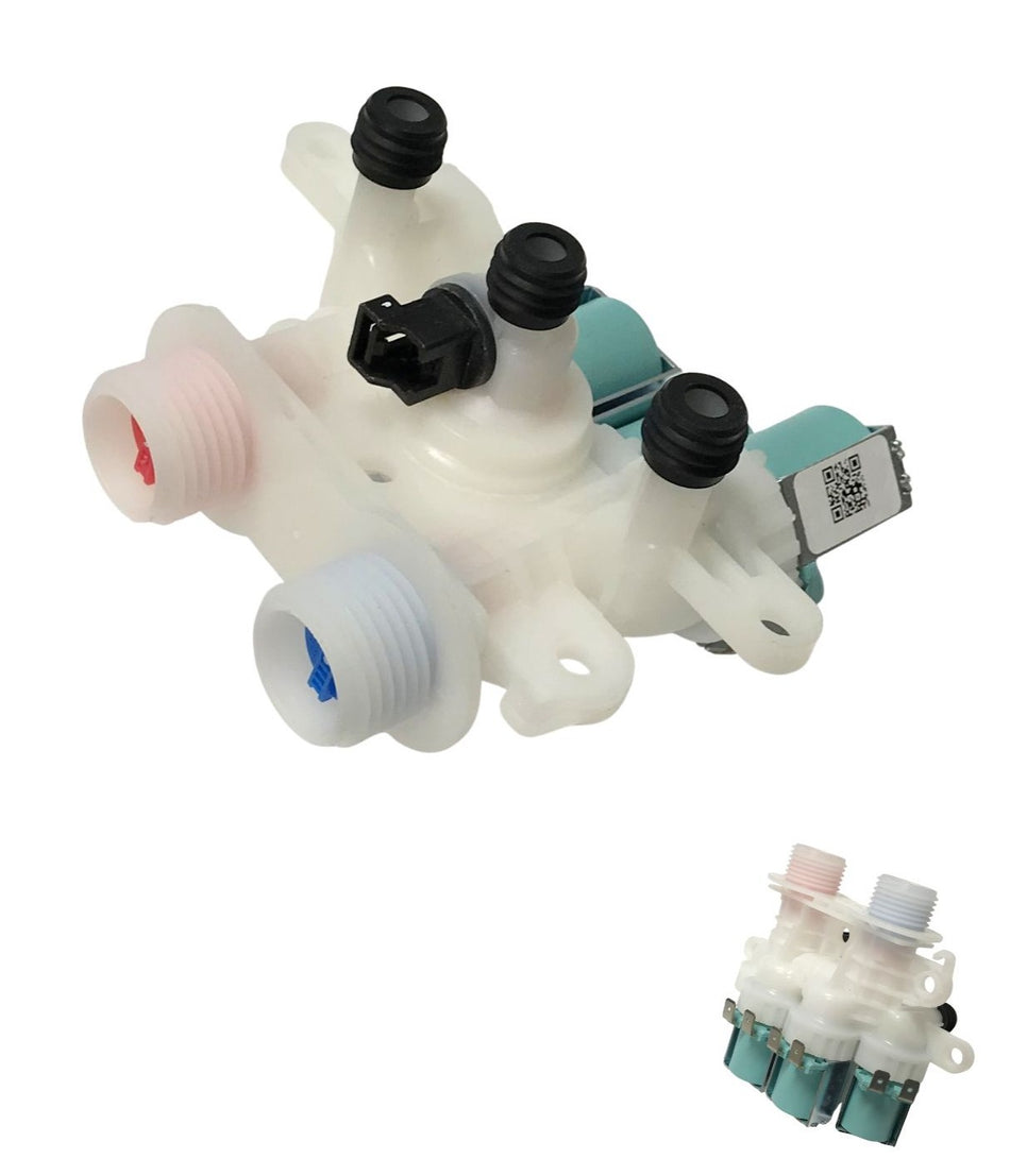 Washing Machine Inlet Valve - Hot And Cold Compatible With Whirlpool Model Numbers WTW6120HW2, WTW7000DW0, WTW7000DW1