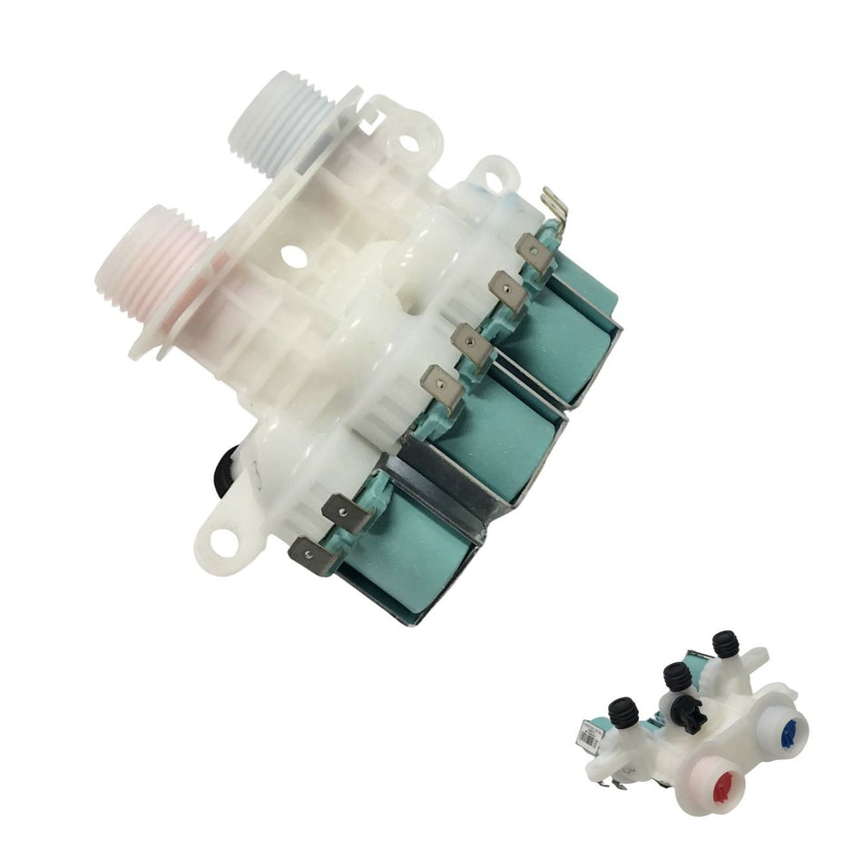 Washing Machine Inlet Valve - Hot And Cold Compatible With Maytag Model Numbers MVW7230HC0, MVW7230HW0, MVW7232HC0