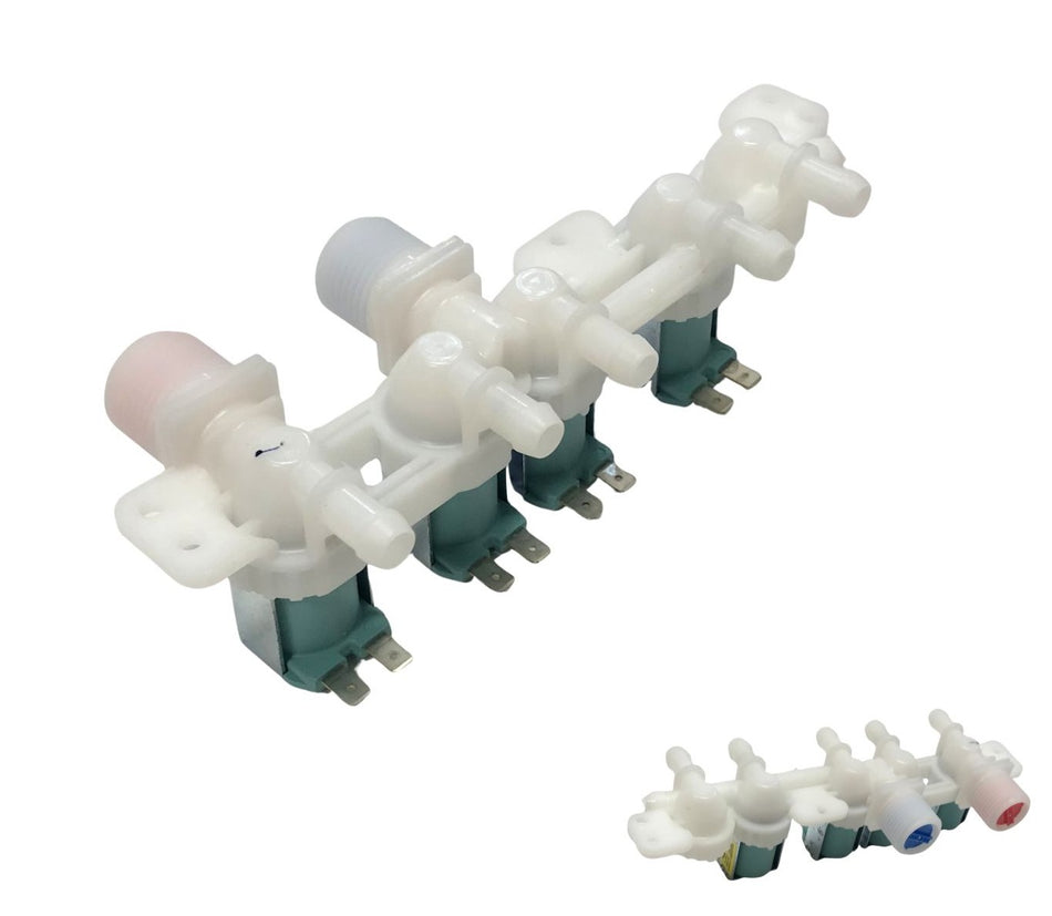 Washing Machine Inlet Valve - Hot And Cold Compatible With Samsung Model Numbers WA54R7600AW/US
