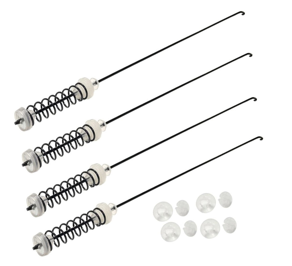 Washing Machine Damper Suspension Rod Kit Compatible With Whirlpool Model Numbers WTW4930XW0, WTW4930XW1, WTW4930XW3