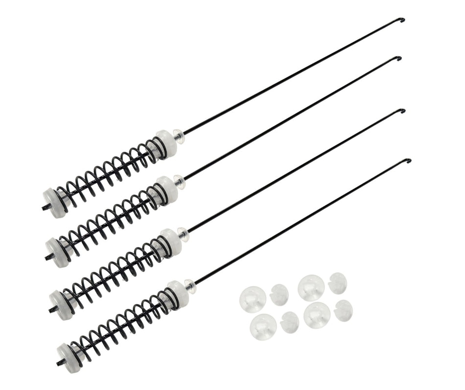 Washing Machine Damper Suspension Rod Kit Compatible With Whirlpool Model Numbers WTW4816FW1, WTW4816FW2, WTW4816FW3