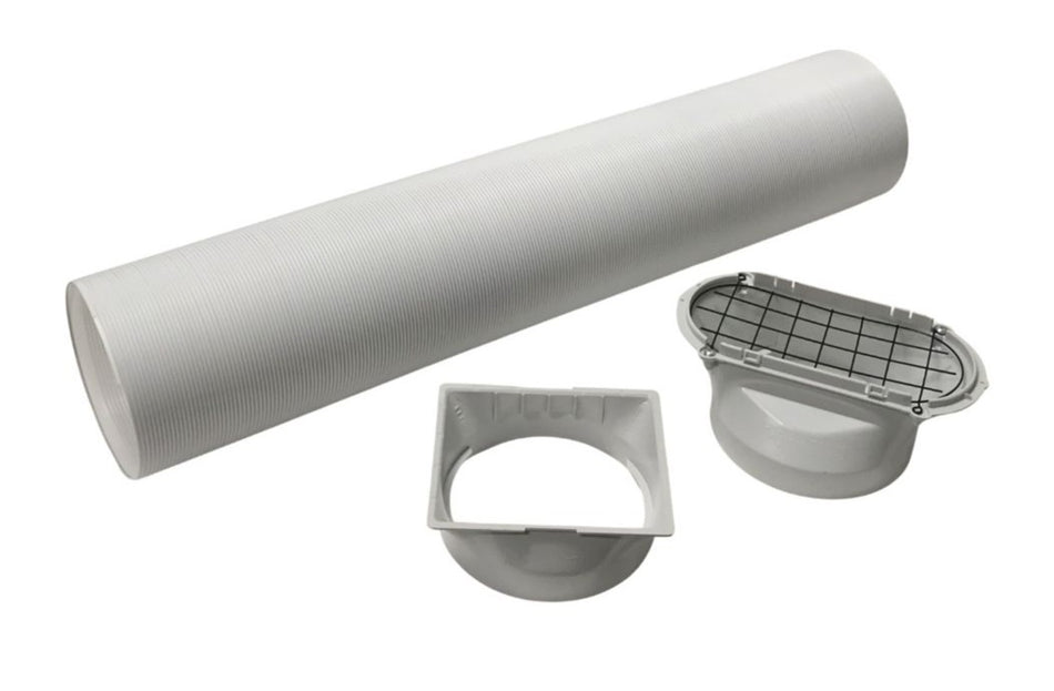 Air Conditioner AC Exhaust Assembly - 15 Feet Compatible With Hisense Model Numbers AP08CR2W, AP08CR1W, AP10CW1G