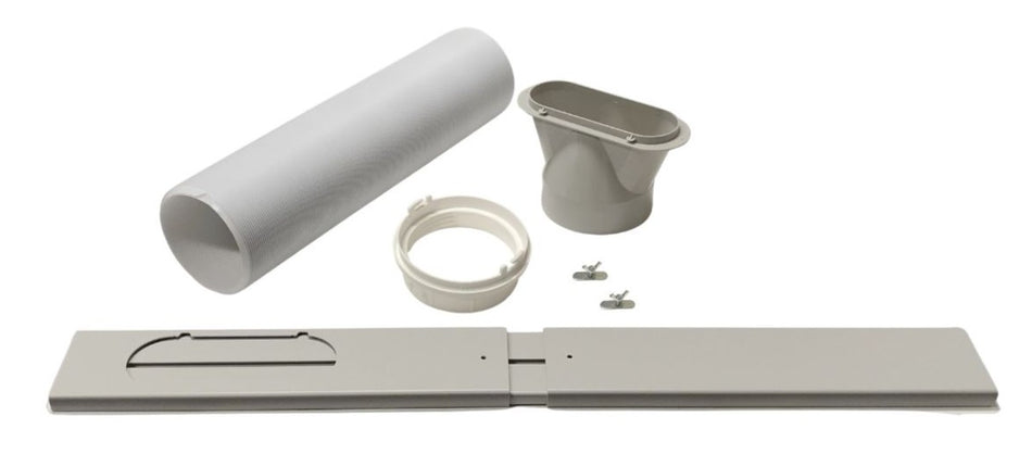Air Conditioner AC Window Kit - 8 Feet Compatible With Delonghi Model Numbers PACEL275HGRKC1AWH, PACC120, PACA120LE