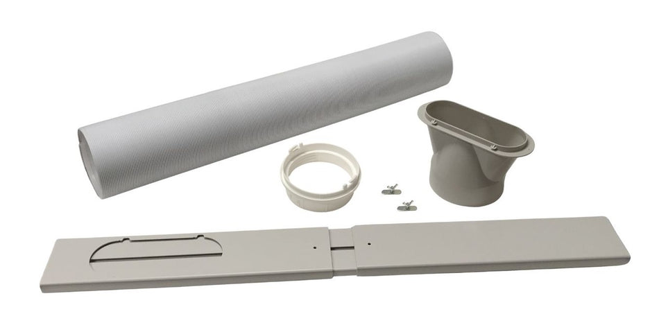 Air Conditioner AC Window Kit - 15 Feet Compatible With Delonghi Model Numbers PACAN125HPEKC1AEX1, PACC100EL, PACCT90
