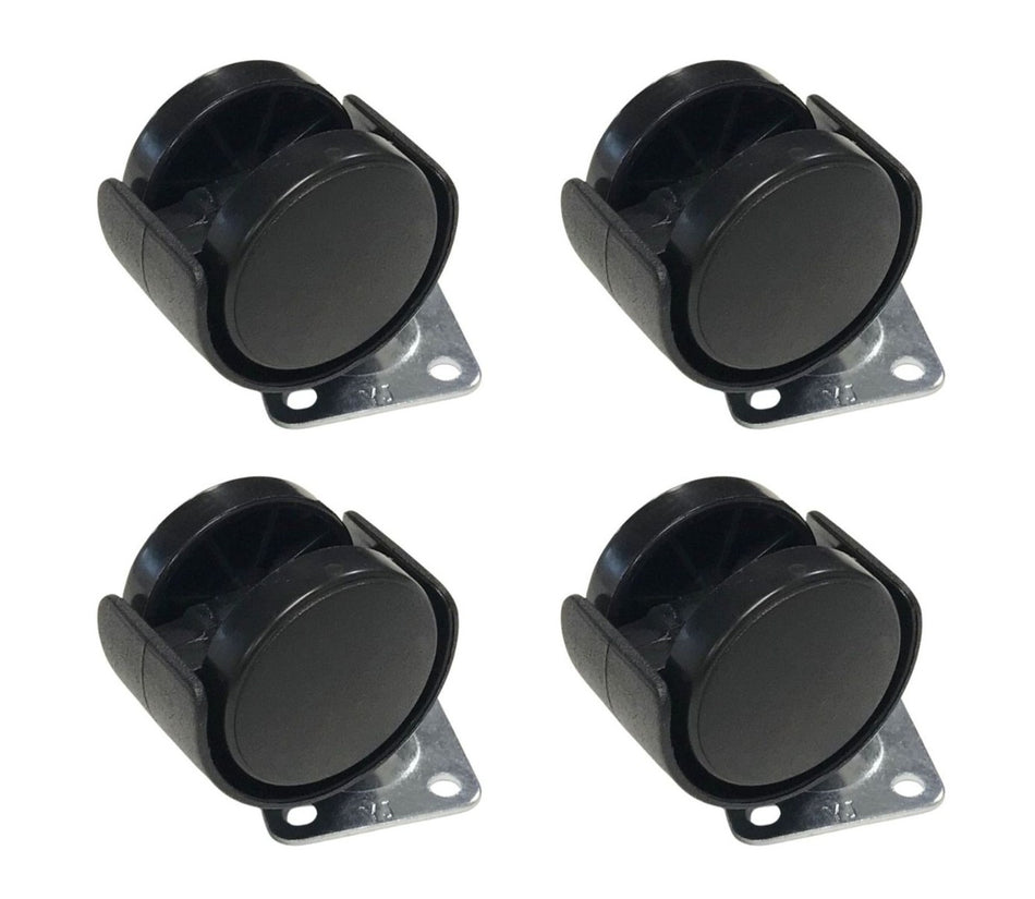 Air Conditioner AC Caster Wheel - 4 Pack Compatible With Danby Model Numbers DPAC9010, DPAC9009, DPA120DHA1CP
