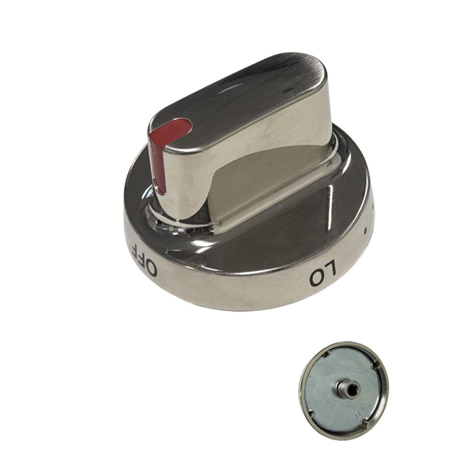 Range Surface Knob - Metal Compatible With Samsung Model Numbers FX510BGS, FX510BGS/XAA, FX710BGS, FX710BGS/XAA