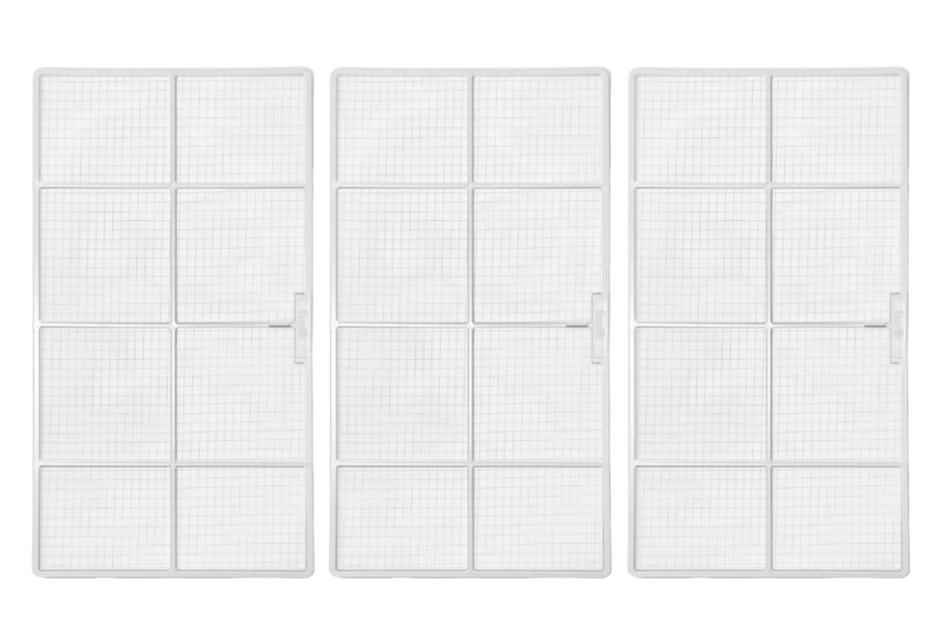 Air Conditioner AC Filter - Three Pack Compatible With LG Model Numbers L8008RY9, LW5200ER, LW5200ERY3, LW5200R