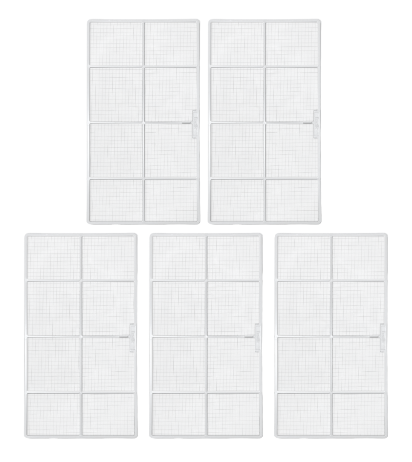 Air Conditioner AC Filter - 5 Pack Compatible With LG Model Numbers LWC051JFMK2, LW6015ER, CP06N10, TWC051HGAA0